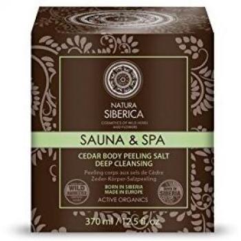 Natura sibérica - Sauna&spa peeling con cedro detox corporal a base de sal 370 ml