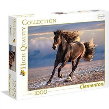 Clementoni - Puzzle 1000 piezas animales, Caballo Libre, Puzzle adulto