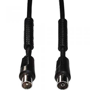 Cable Antena Coaxial E+P AB301G 1,5m Con Conectores Coaxiales y Recubrimiento de Oro (95 dB)