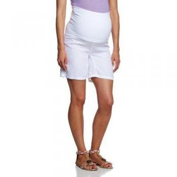 Noppies - Pantalón premamá para mujer, talla 38, color blanco