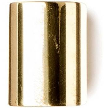 Dunlop 223 Medium Brass Knuckle Slide - Ring Size 9-10 (19x22x28mm)