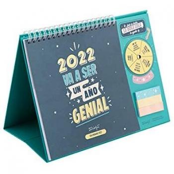 Mr. Wonderful Calendario de sobremesa - 2022 va a ser un año genial, Multicolor
