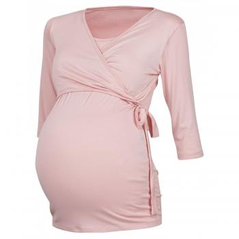Happy Mama para Mujer Camiseta premamá y de Lactancia. 458p