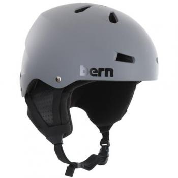 Casco Esquí Alpino Bern Macon Classic Negro 2024 Matte Grey, Talla M