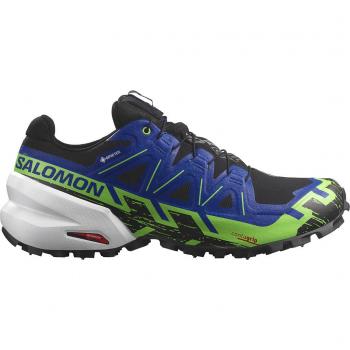 Zapatillas Salomon Spikecross 6 Gore-Tex Hombre Azul Negro Verde 44(2/3)