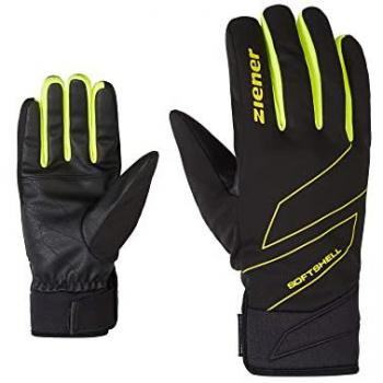 Ziener Ilion As Touch Multisport Gloves - Unisex, Poison Yellow, Size 6