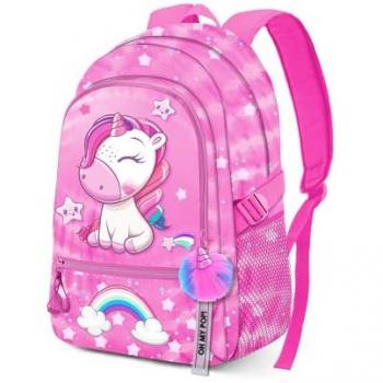Mochila Oh My Pop! Daydream Fight Fan 2.2, Rosa, 31 x 44 cm, Capacidad 24 L