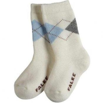FALKE - Calcetines blanco de 85% algodón 13% Polyamid 2% elastano, talla: 80/86 cm