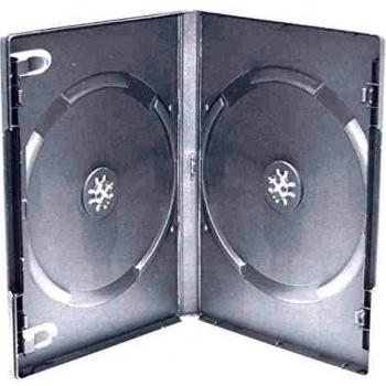 MediaRange BOX26 Funda para Discos ópticos Funda de DVD 2 Discos Transparente - Fundas para Discos ópticos