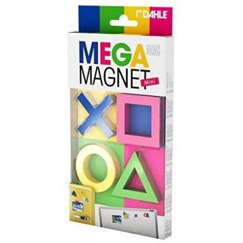 Set de Mega Imán Mini Dahle - 4 Piezas (Cruz, Círculo, Triángulo, Cuadrado) 45x45 mm