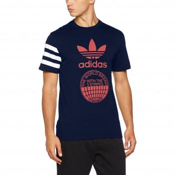 adidas Street Graph T Camiseta, Hombre, Azul