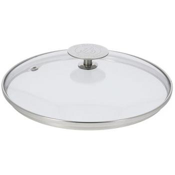 Tapa de Cristal Milady De Buyer Ø14 cm con Mango de Acero Inoxidable - Resistente hasta 200°C