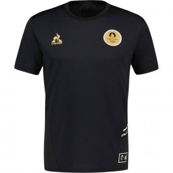 Le Coq Sportif Paris 2024 N°2 Black Men's T-Shirt