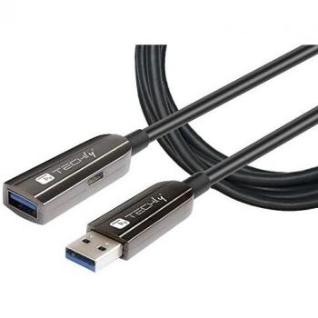 Cable de Extensión Activo USB 3.0 A-A 20m Negro