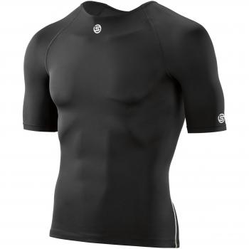 SKINS S/S Camiseta, Hombre, Negro, 140