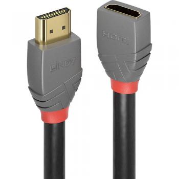 Lindy 2m High Speed HDMI Extension Cable, HDMI 2.0, Anthra Line