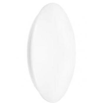 Plafón LED Circular Superficie 500mm 42W 3500lm IP44 Acero Blanco