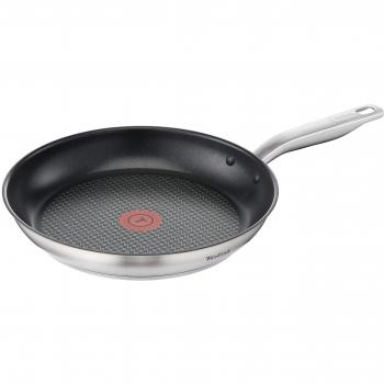 Sartén Tefal Virtuoso 28 cm - Acero Inoxidable, Antiadherente Titanium Pro, Thermo Signal, Inducción