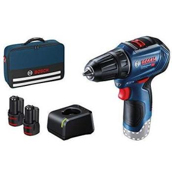 Bosch Professional GSR 12V-30 Akku-Bohrschrauber 12V 2.0Ah Li-Ion bürstenlos, Incl. 2. batería Recargable