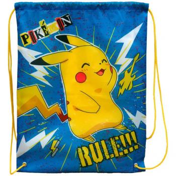 Mochila Saco Pokémon - Pikachu 40cm con diseño exclusivo de Cyp Brands