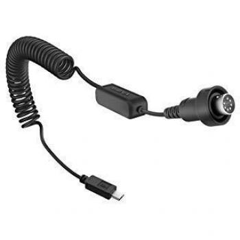 Sena SC-A0130 Cable Micro USB a 7 Pin DIN para Harley-Davidson, Negro