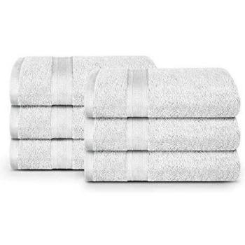TRIDENT Juego paño de Lavado - Soft & Plush - 100% algodón, 500 gsm, 6 Pieza Juego paño de Lavado, súper Absorbente, Ultra Suave