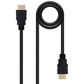 NanoCable 10.15.0303 - Cable HDMI V1.3 alta velocidad, 1080P, tipo A macho-macho, A/M-A/M, negro, 3mts