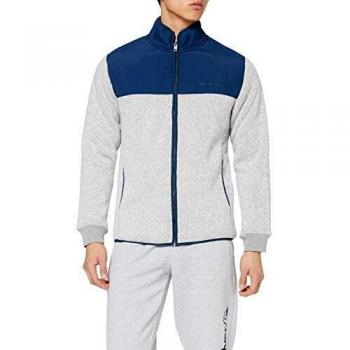 Quiksilver Keller Mix - Sudadera con Medio Cuello Y Cremallera para Hombre Sudadera con Medio Cuello Y Cremallera, Hombre, Moonlit Ocean, XS