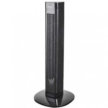 Bestron Ventilador de Columna, Función Giratoria y Temporizador, Altura: 80 cm, 50 W, Negro
