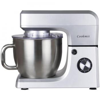 Cookmii 1800W Batidora Amasadora Repostería Profesional Robot de Cocina AutomáticaMultifuncional Amasadoras de pan Capacidad de 6,5 litros,6 velocidades