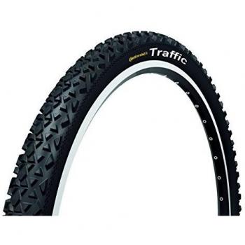 Continental MTB-Reifen Traffic II 1.9 Cubiertas para Bicicletas, Unisex, Black Reflex, 26 x 1.9