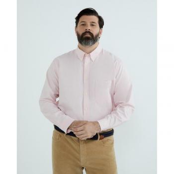 Camisa de hombre tallas grandes sport lisa natural stretch Emidio Tucci