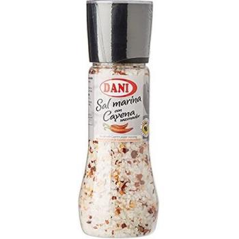 Dani - Sal con Cayena con Molinillo - Tamaño Familiar 400 gr.