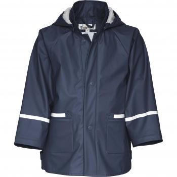 Playshoes Regenjacke Basic Chubasquero Unisex niños, Azul