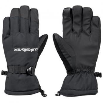 Guantes Quiksilver Mission negro puro - L, Guantes de hombre, color True Black, adecuados para clima frío, tamaño L