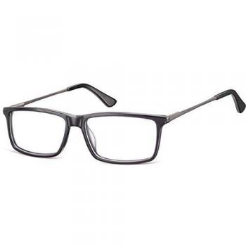 Rectangle Montura completa Plástico Grises Gafas Recetadas para Hombre - Gafas Anti-Azules - SmartBuy Collection