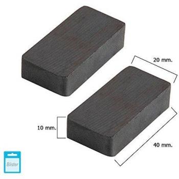 WOLFPACK LINEA PROFESIONAL 5411125 Iman Wolfpack Ferrita Rectangular 40x20x10 mm.