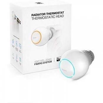 Fibaro Controller Head Z-Wave Plus Smart Heating Radiator Thermostat, White