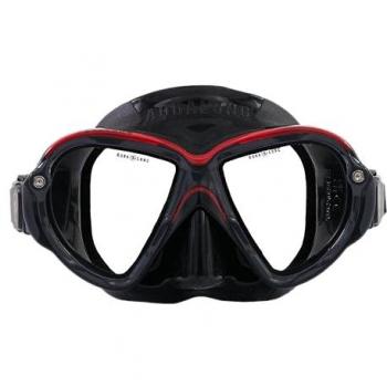Máscara de buceo Aqualung Reveal Ultrafit Unisex Adulto, Color Negro/Rojo, Talla L