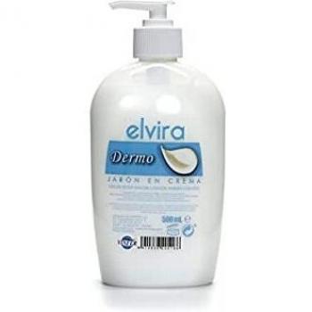 Elvira Higiene - Jabonera con dosificador Dermo - Jabón de Manos 500ml