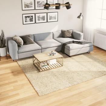 Alfombra peluda de pelo largo moderna PAMPLONA 240x240 cm Color Antracita, Beige, Crema y más - Alfombra de Piso para Sala de Estar, Dormitorio, Habitación, Salón