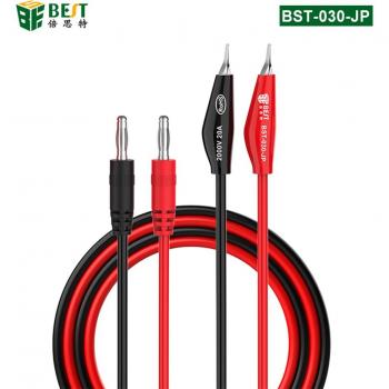 BST-030-JP 2000V 20A Power Supply Output Cable with Banana Plug and Alligator Clip