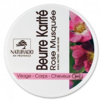 Manteca de karité rosa mosqueta Bio 150 ml - Naturado