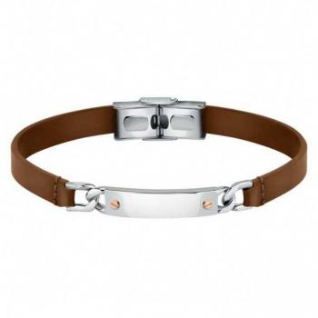 Pulsera Hombre Morellato SQH45 Acero Inoxidable con diseño moderno, cierre de seguridad, resistente al agua y ajustable