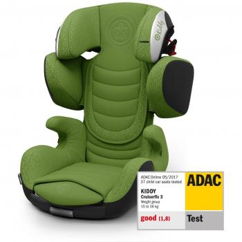 Kinderkraft Car seat Kiddy Cruiserfix 3 Cactus green - Sillas de coche, Unisex Infantil, Verde