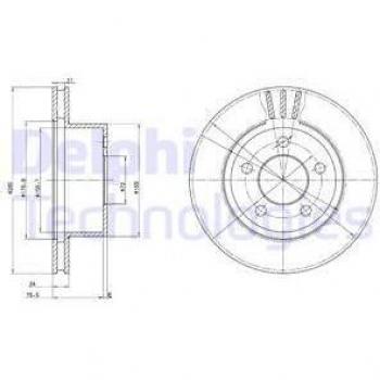 Disco de freno DELPHI BG3533