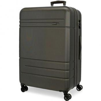 Maleta mediana expandible Movom Galaxy de 68cm en color negro con capacidad hasta 77L