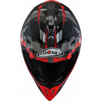 Suomy Casco de Cross X-Wing Rojo Matt Red Camouflaguer M