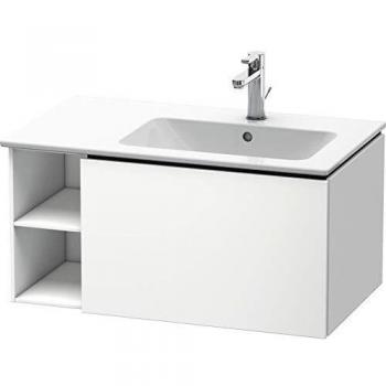 Mueble Bajo Lavabo Duravit L-Cube 82x48,1cm, 1 Cajón, Becken Derecho, Blanco Mate
