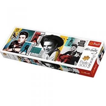 Puzzle Panorama Elvis Presley - 500 Piezas Multicolor